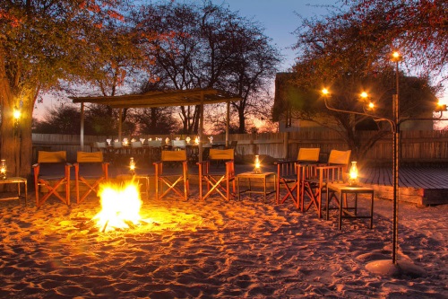 Deception Valley Lodge kampvuur